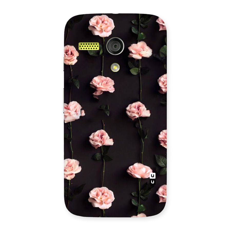 Pink Roses Back Case for Moto G
