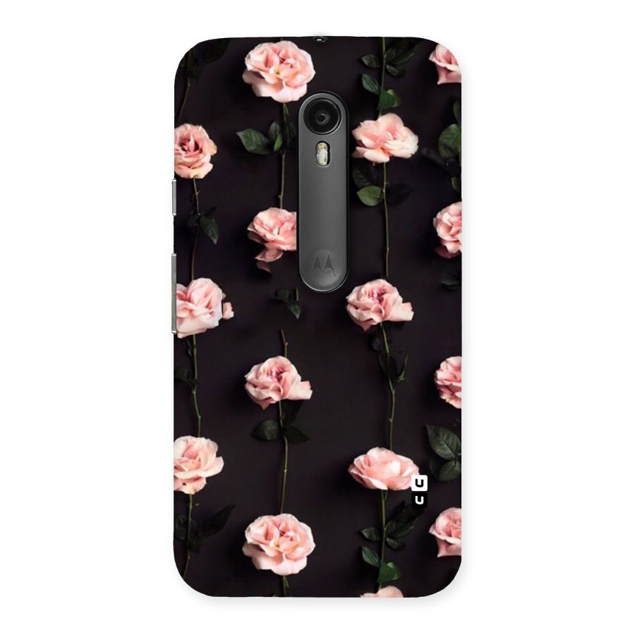 Pink Roses Back Case for Moto G3