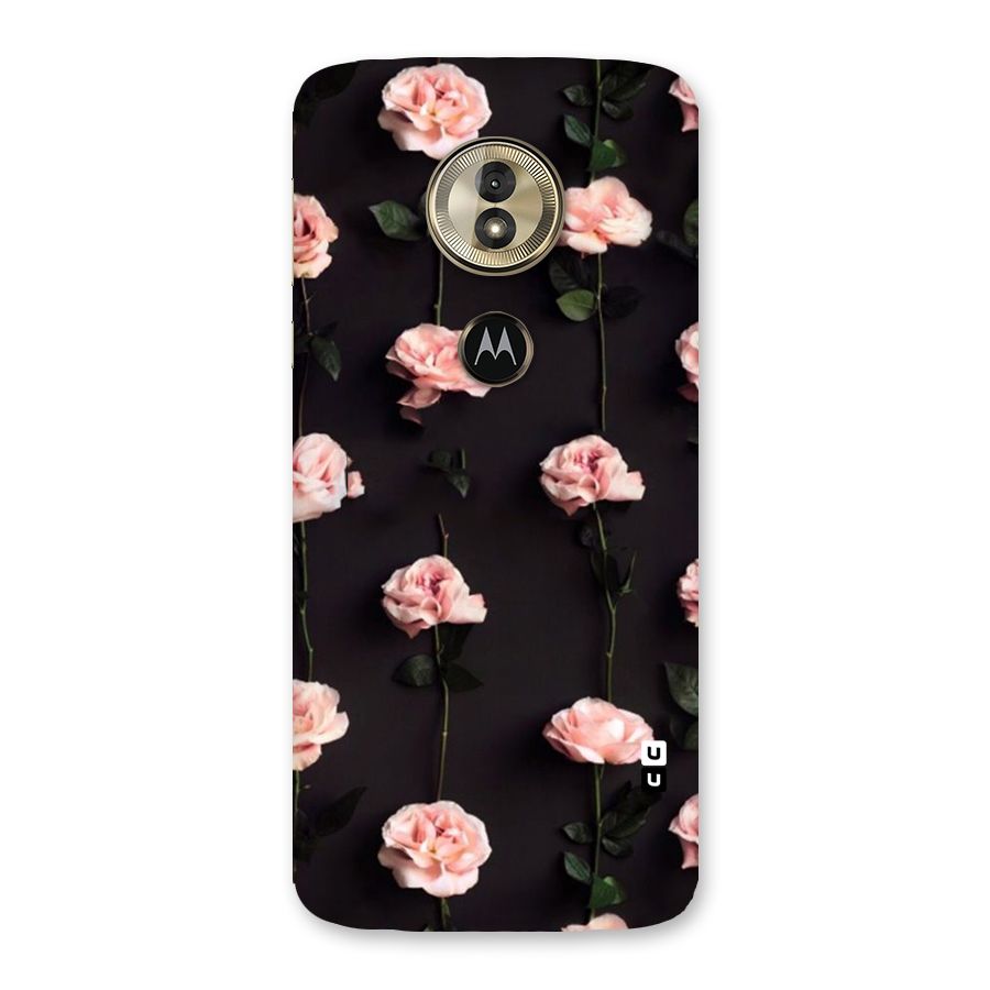 Pink Roses Back Case for Moto G6 Play