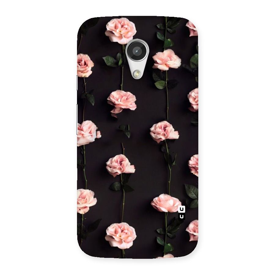 Pink Roses Back Case for Moto G 2nd Gen