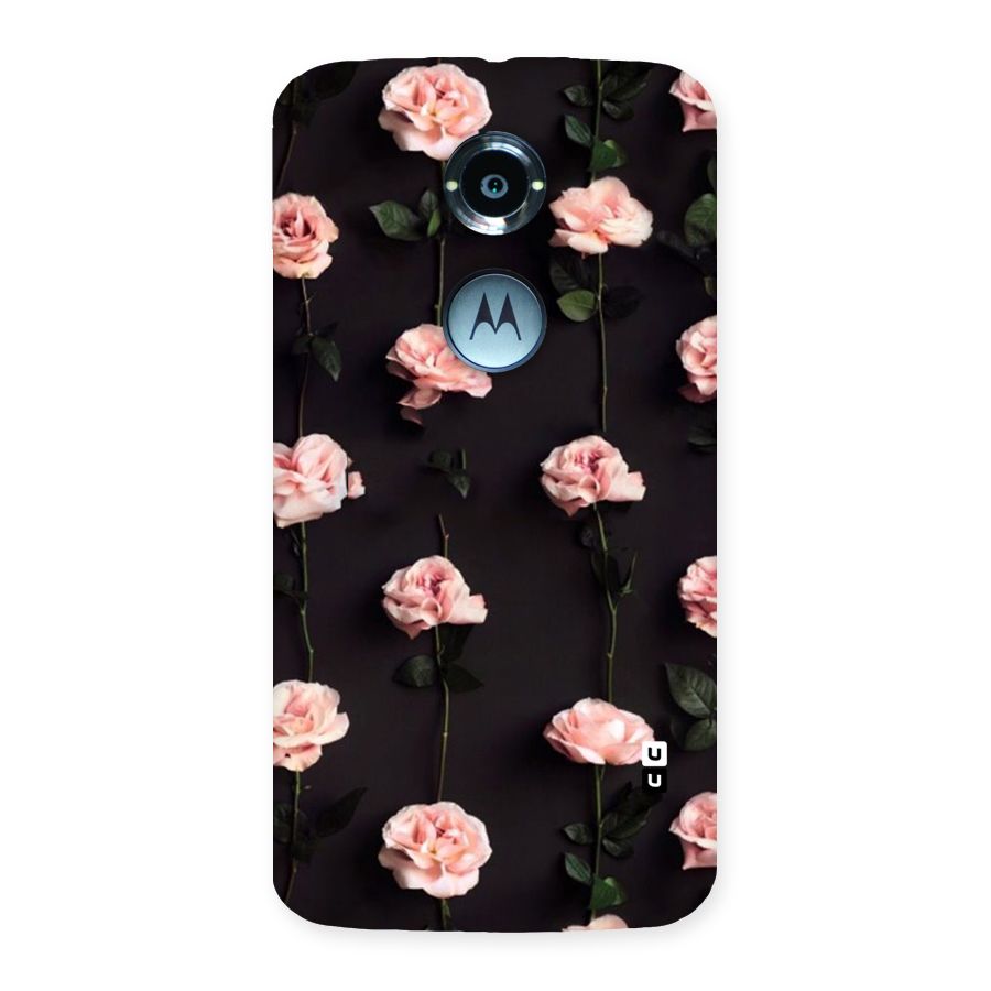 Pink Roses Back Case for Moto X 2nd Gen