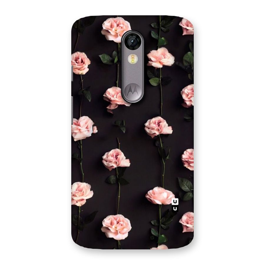 Pink Roses Back Case for Moto X Force