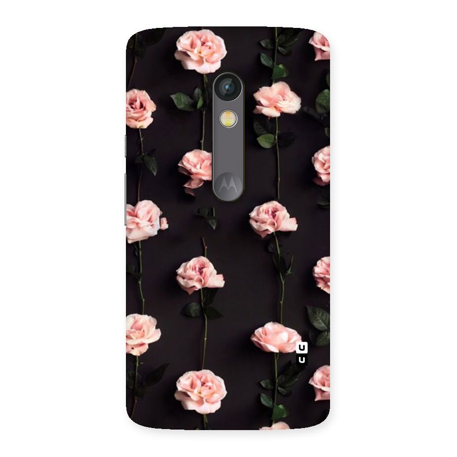 Pink Roses Back Case for Moto X Play