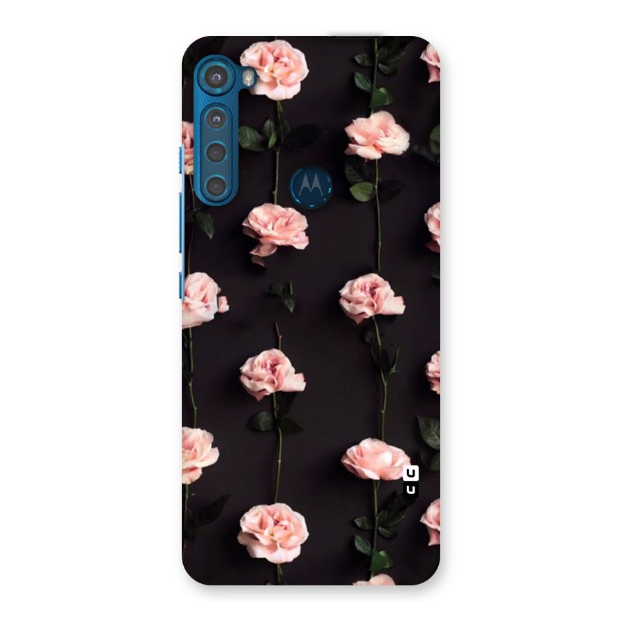 Pink Roses Back Case for Motorola One Fusion Plus