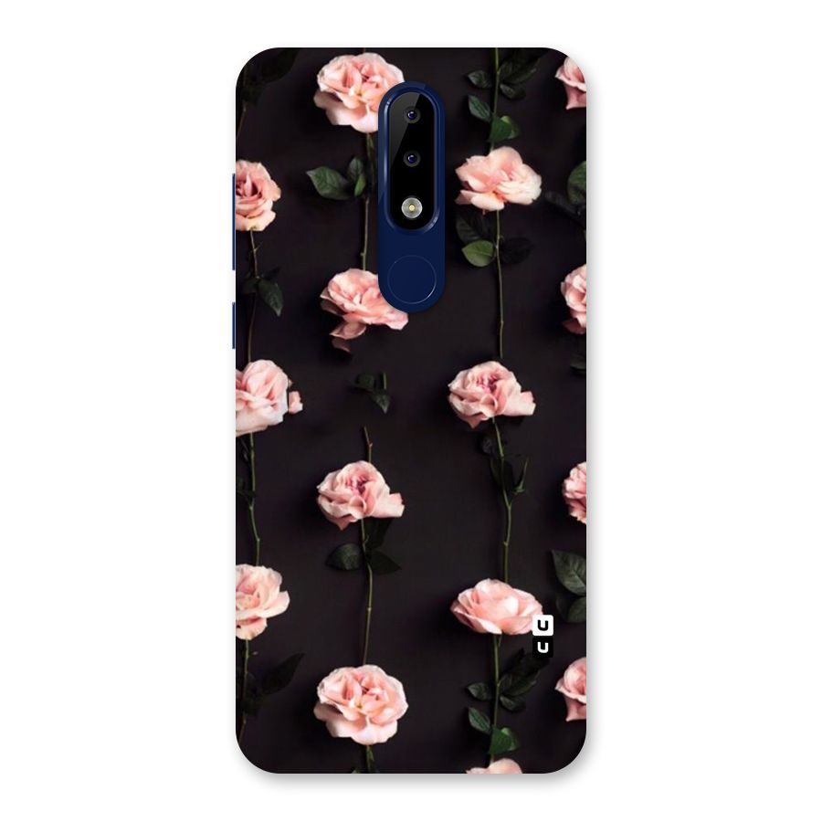 Pink Roses Back Case for Nokia 5.1 Plus