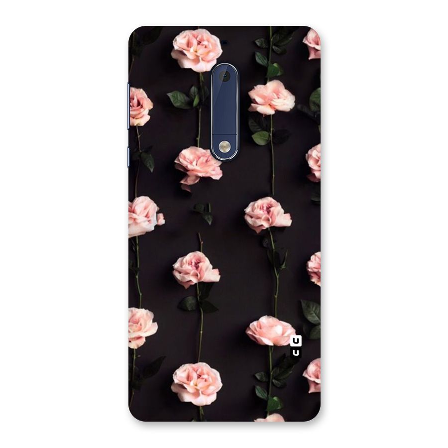 Pink Roses Back Case for Nokia 5
