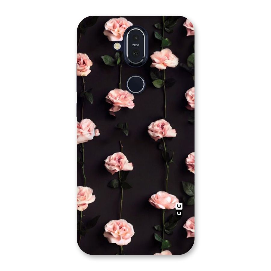 Pink Roses Back Case for Nokia 8.1