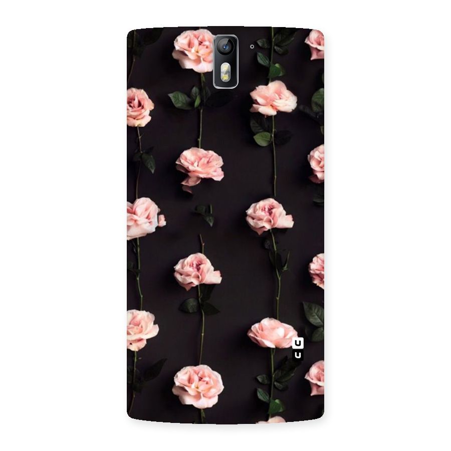 Pink Roses Back Case for One Plus One