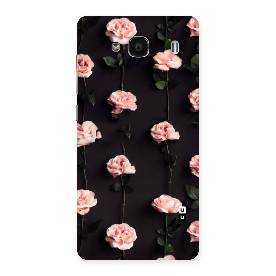 Pink Roses Back Case for Redmi 2 Prime
