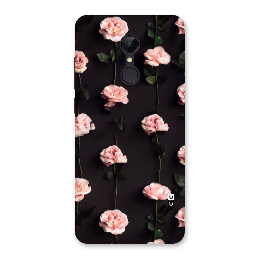 Pink Roses Back Case for Redmi 5