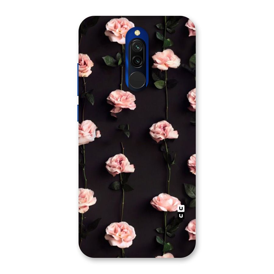 Pink Roses Back Case for Redmi 8