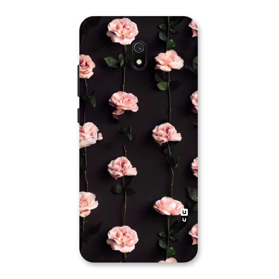 Pink Roses Back Case for Redmi 8A