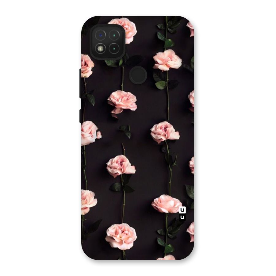 Pink Roses Back Case for Redmi 9C