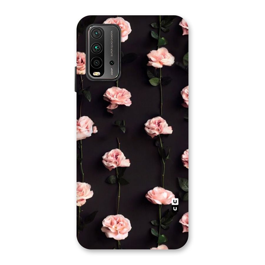 Pink Roses Back Case for Redmi 9 Power