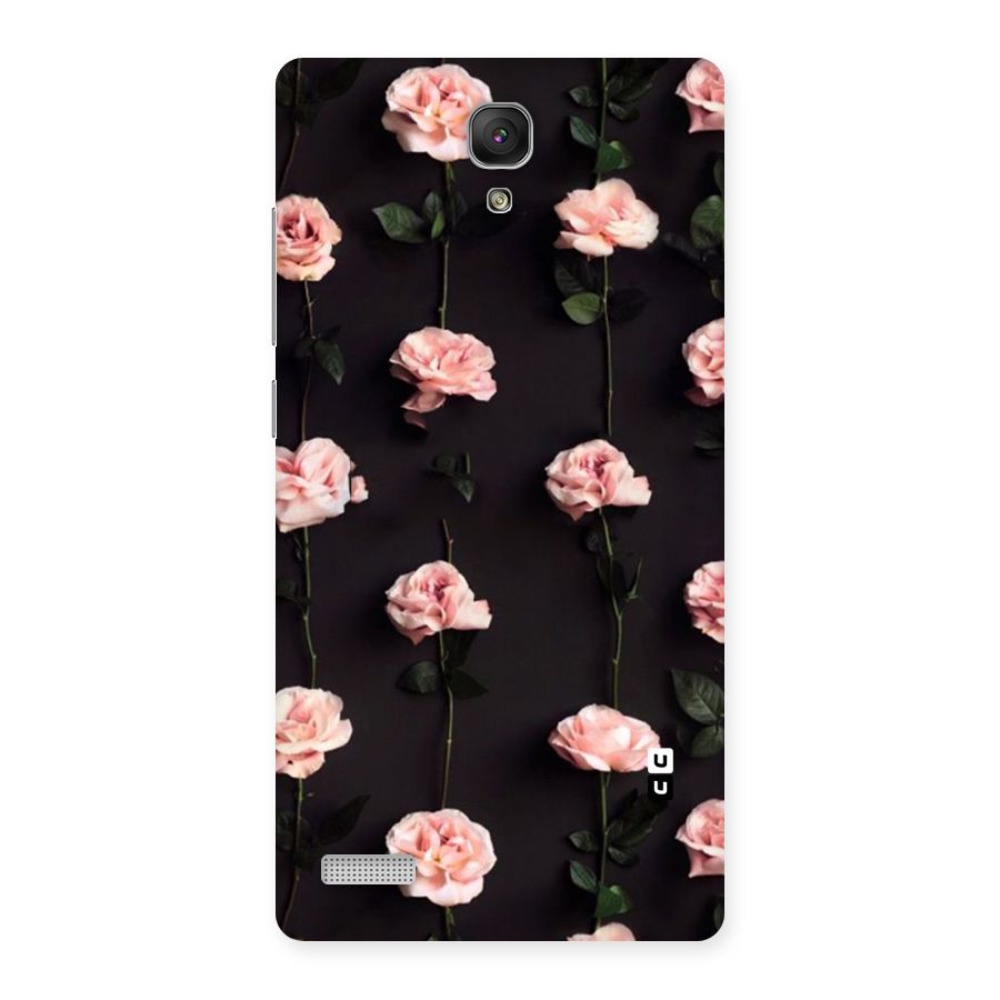 Pink Roses Back Case for Redmi Note
