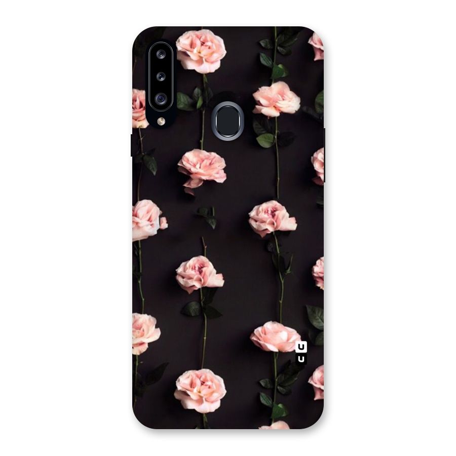Pink Roses Back Case for Samsung Galaxy A20s