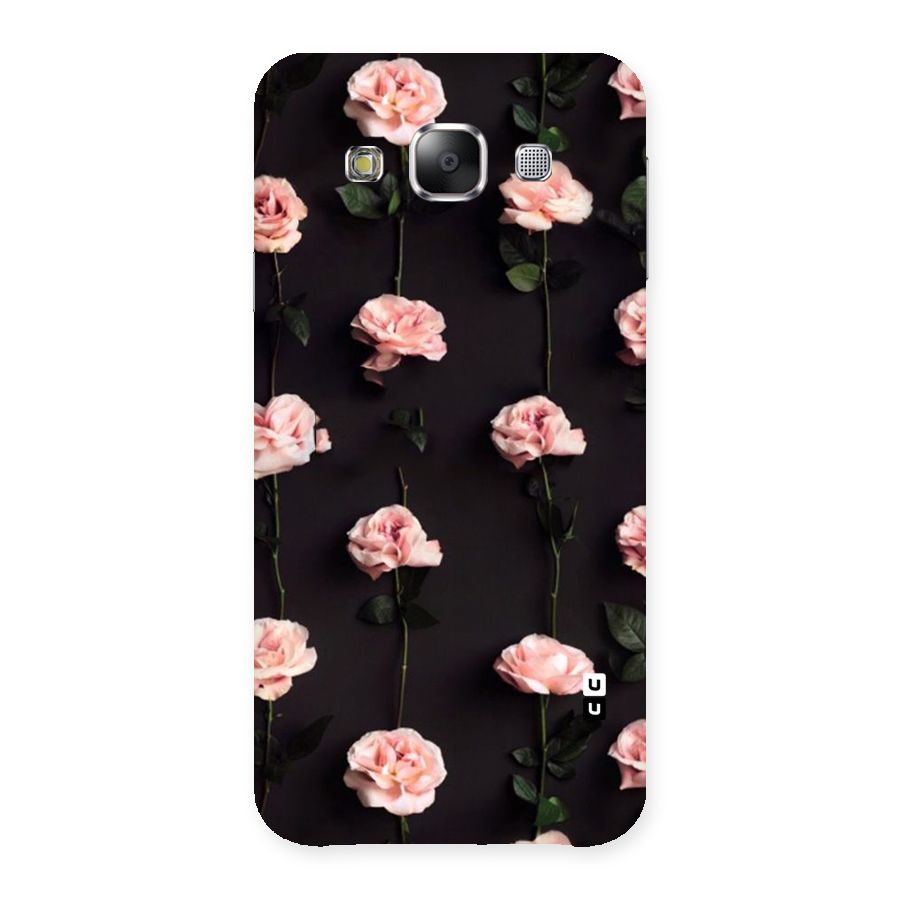 Pink Roses Back Case for Samsung Galaxy E5