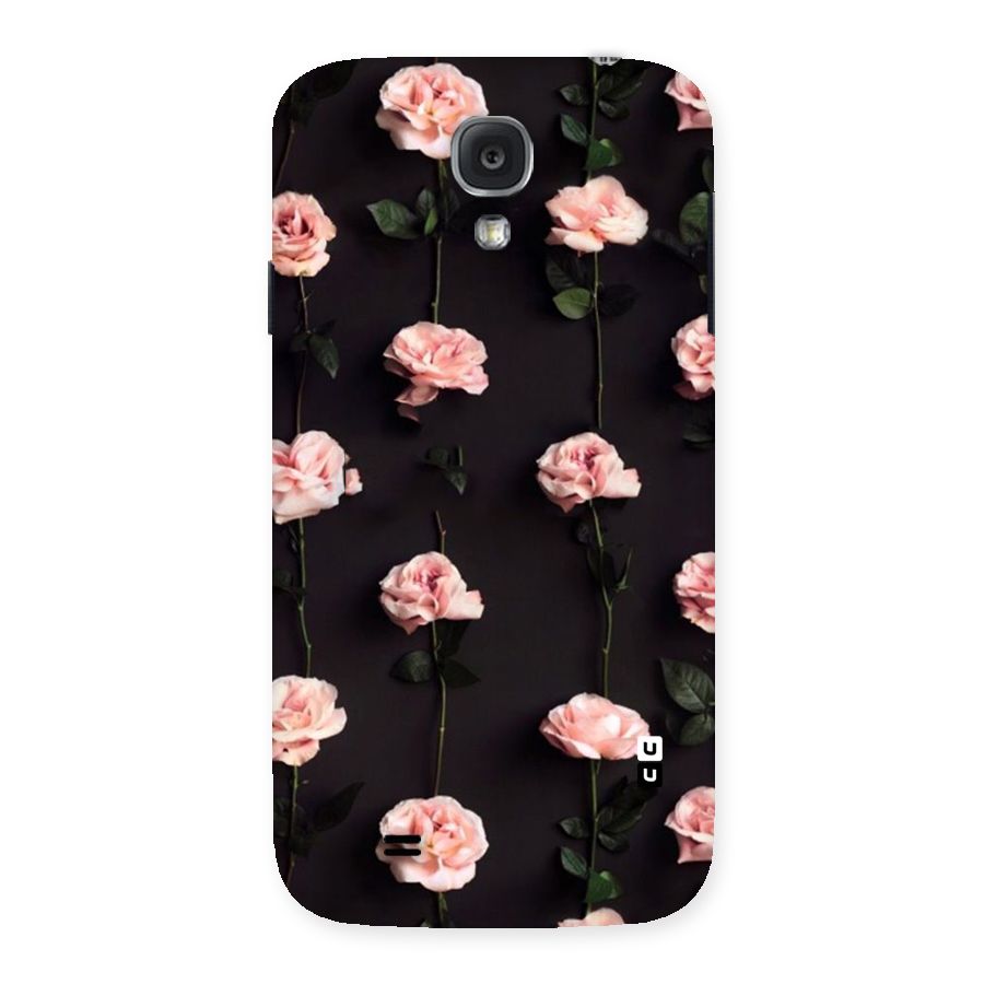 Pink Roses Back Case for Samsung Galaxy S4
