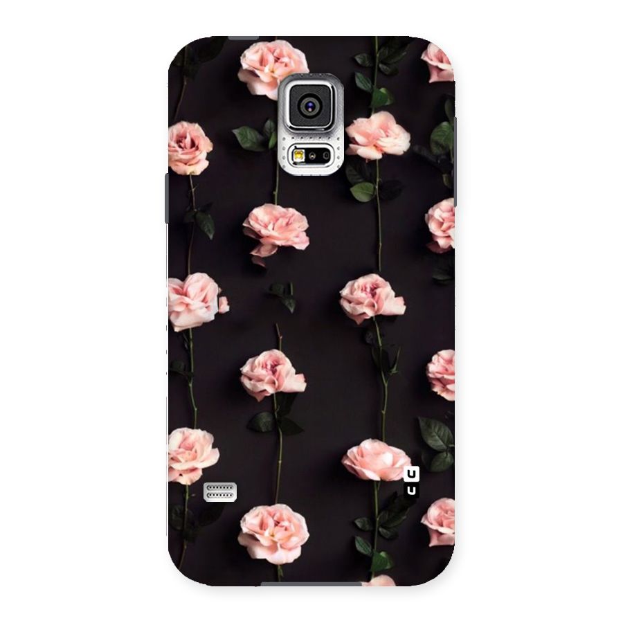 Pink Roses Back Case for Samsung Galaxy S5