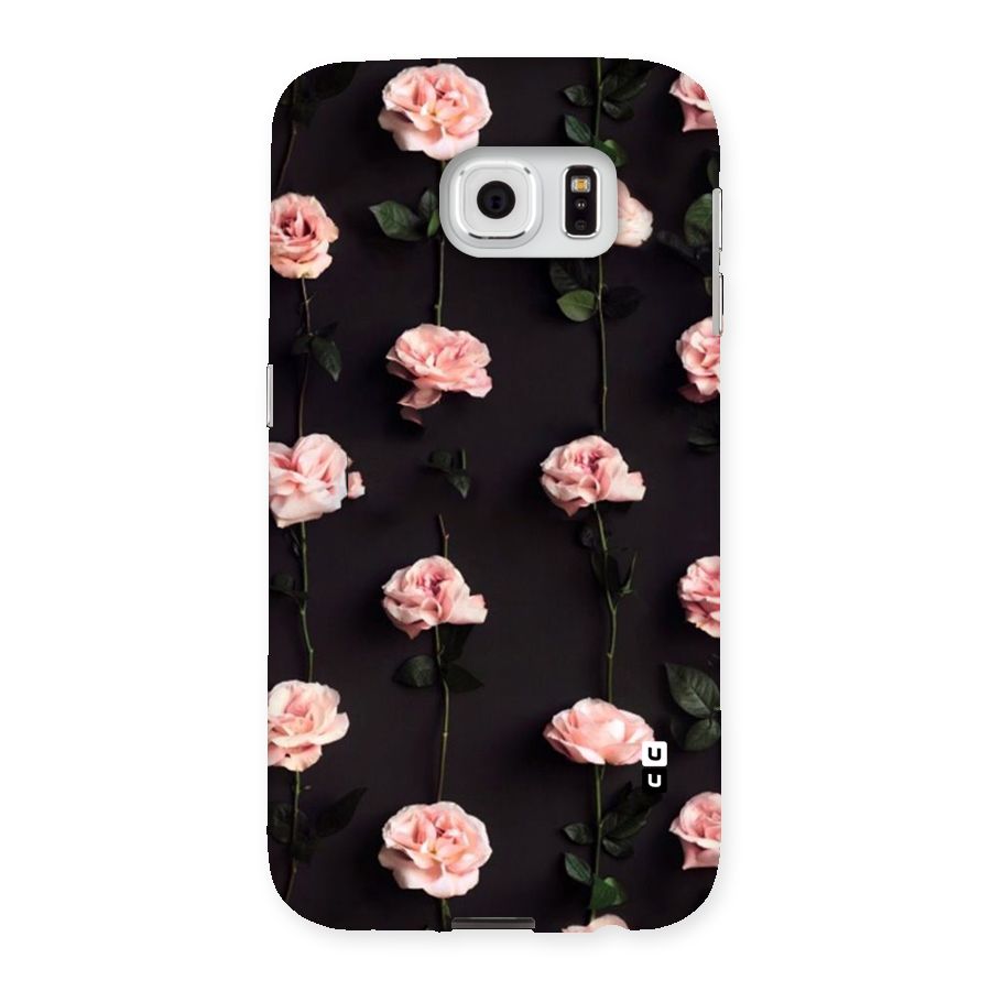 Pink Roses Back Case for Samsung Galaxy S6