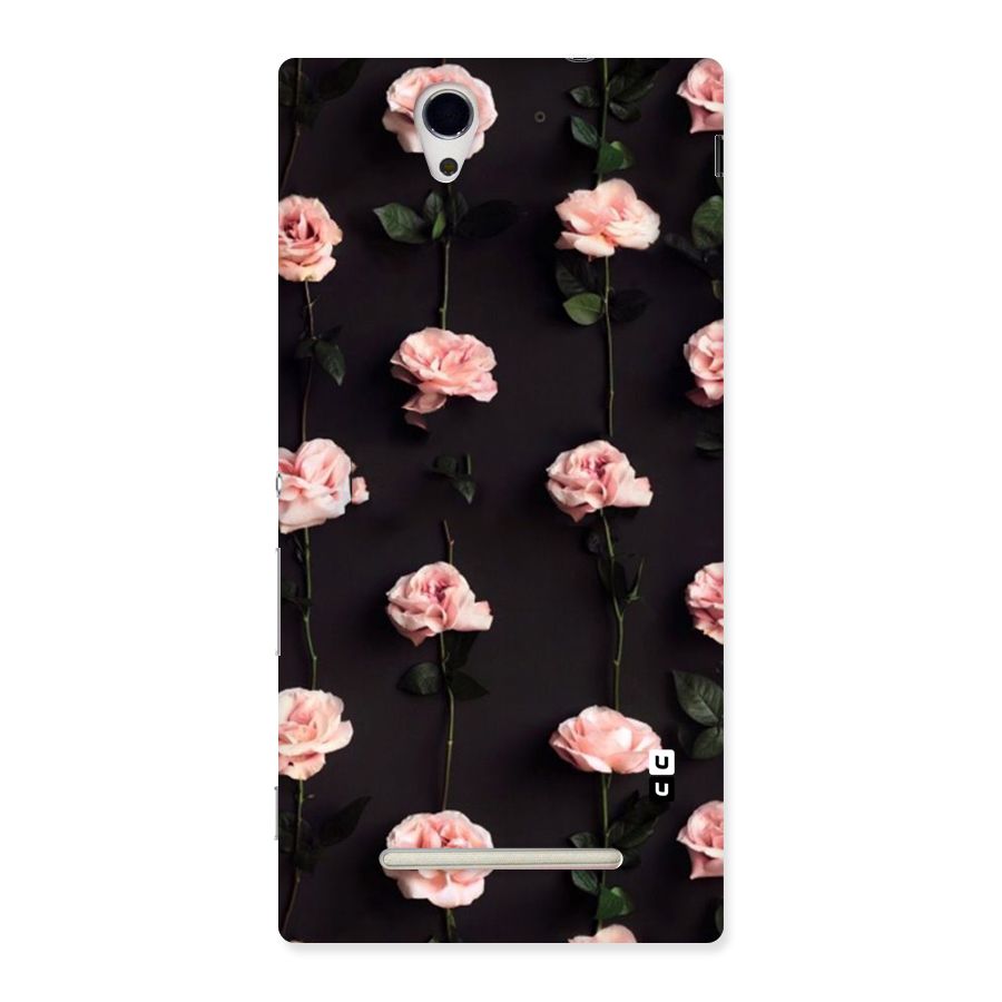 Pink Roses Back Case for Sony Xperia C3