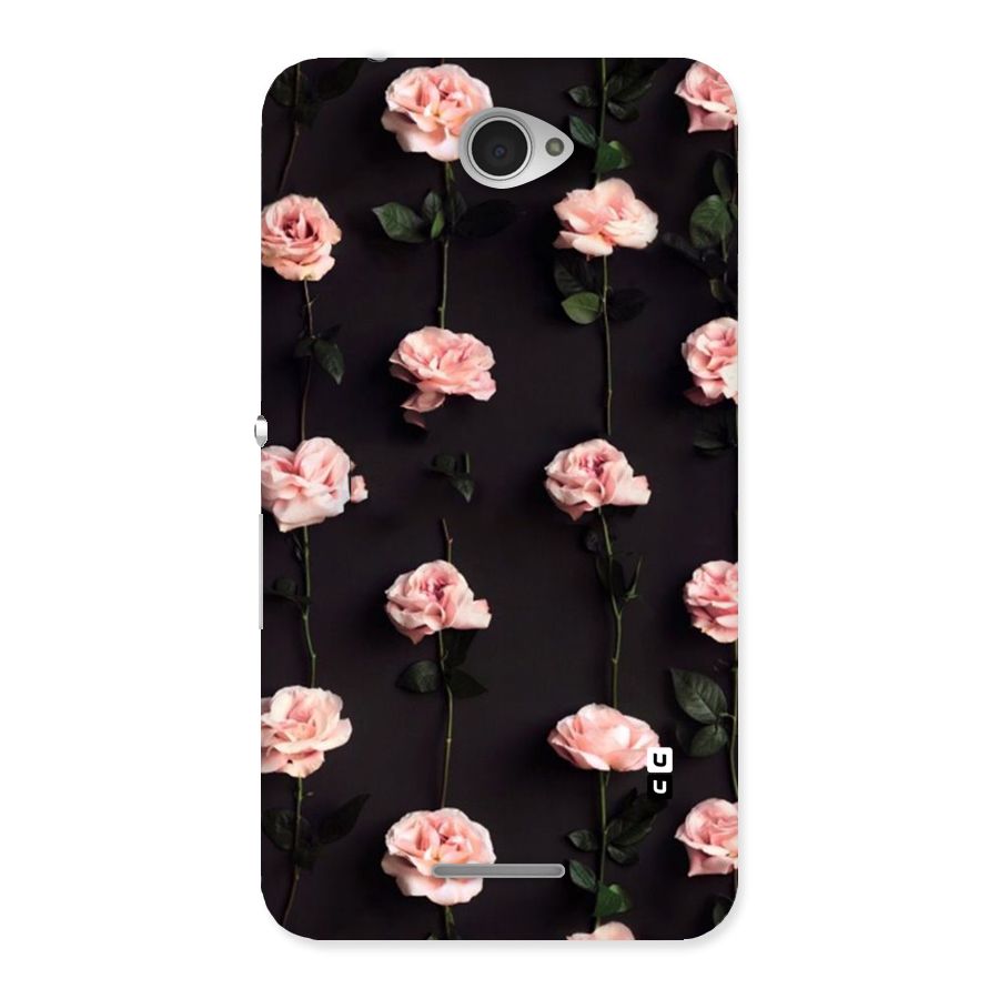 Pink Roses Back Case for Sony Xperia E4