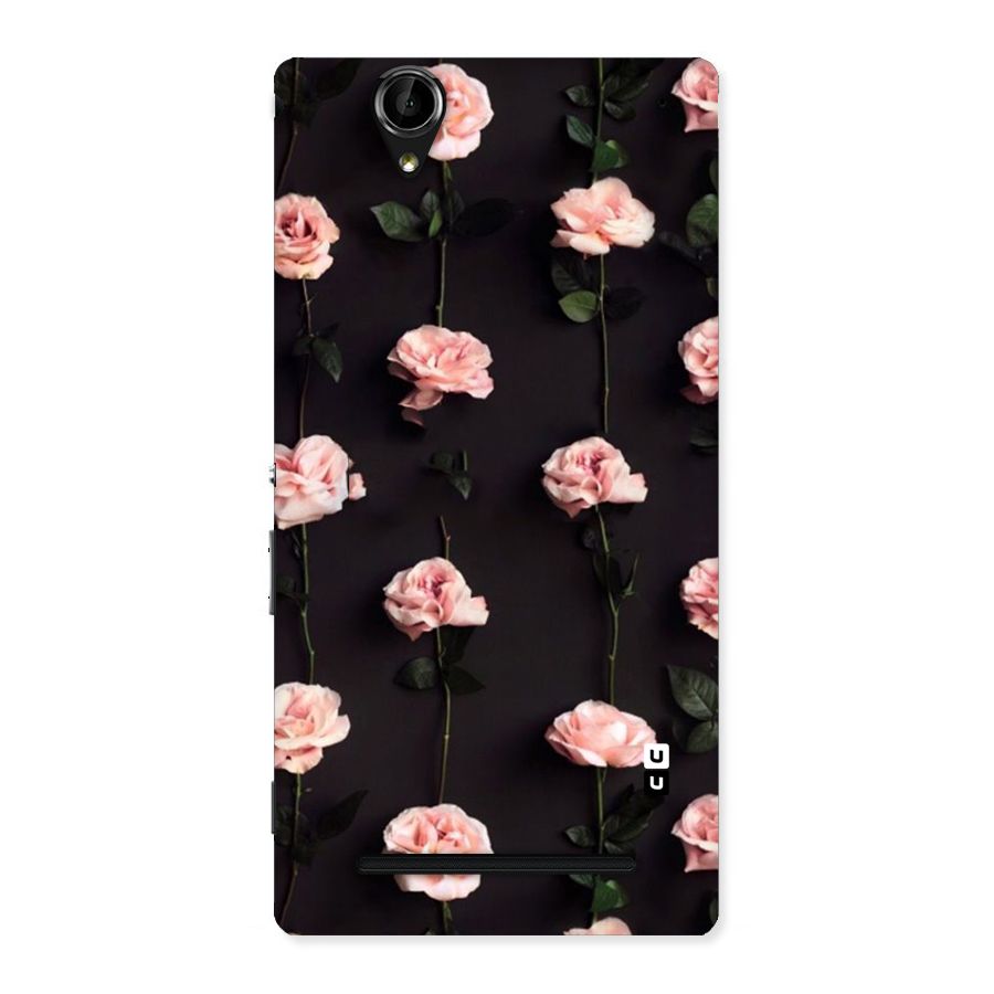 Pink Roses Back Case for Sony Xperia T2