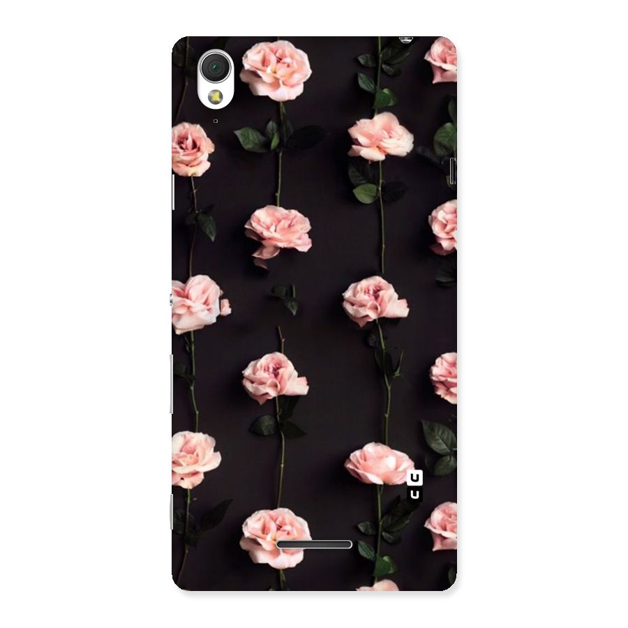 Pink Roses Back Case for Sony Xperia T3