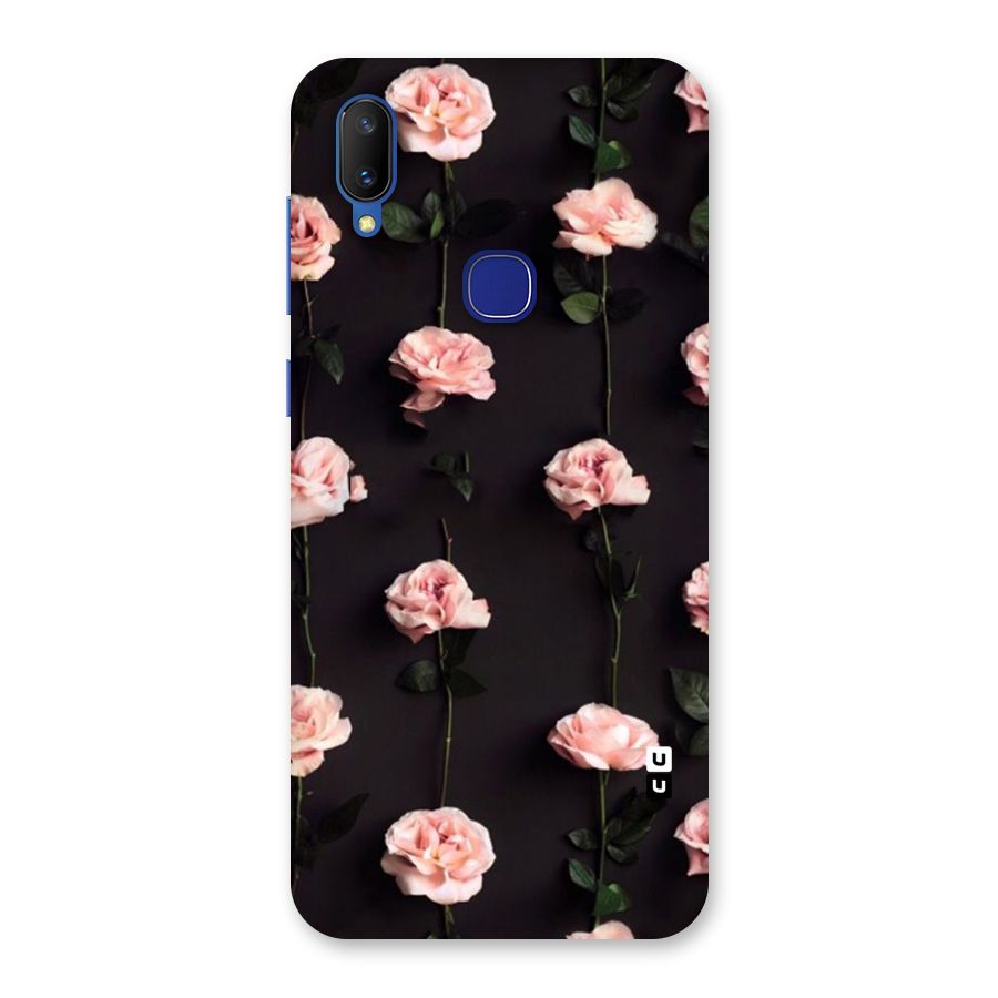 Pink Roses Back Case for Vivo V11