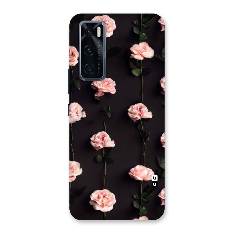 Pink Roses Back Case for Vivo V20 SE