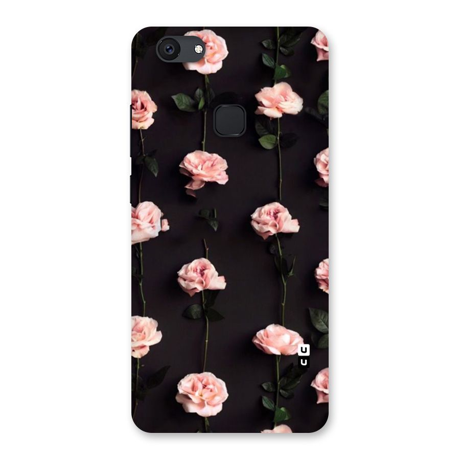 Pink Roses Back Case for Vivo V7 Plus