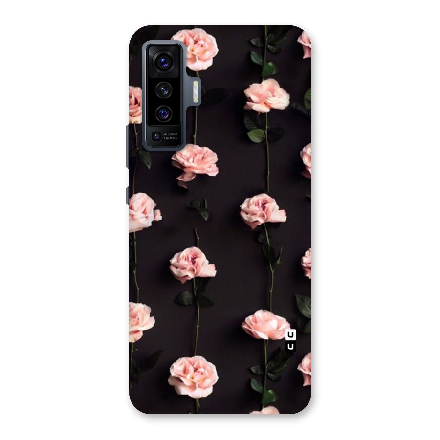 Pink Roses Back Case for Vivo X50