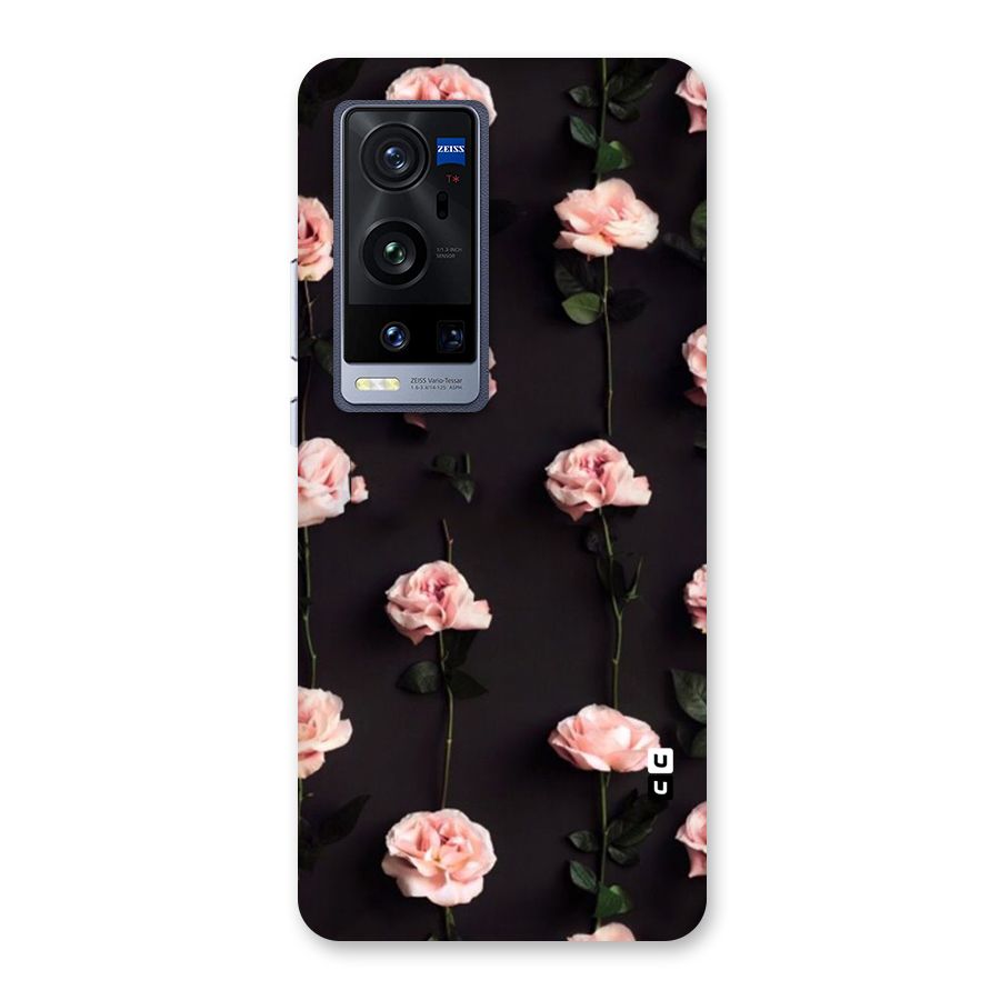Pink Roses Back Case for Vivo X60 Pro Plus