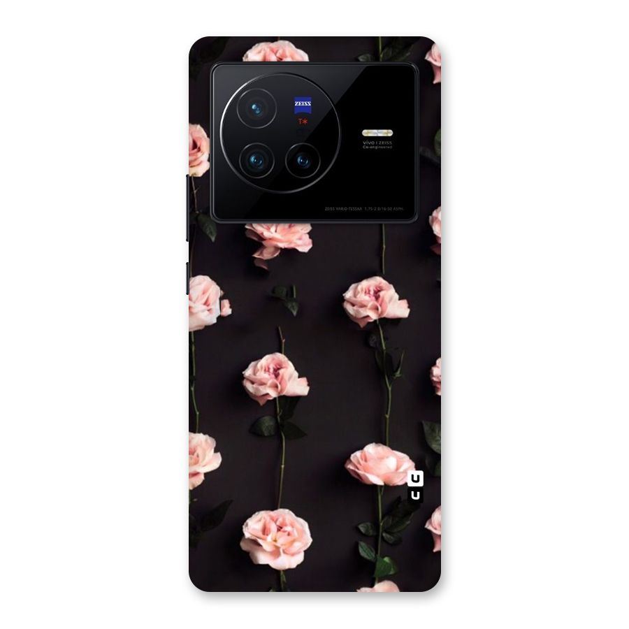 Pink Roses Back Case for Vivo X80