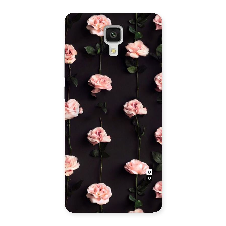 Pink Roses Back Case for Xiaomi Mi 4