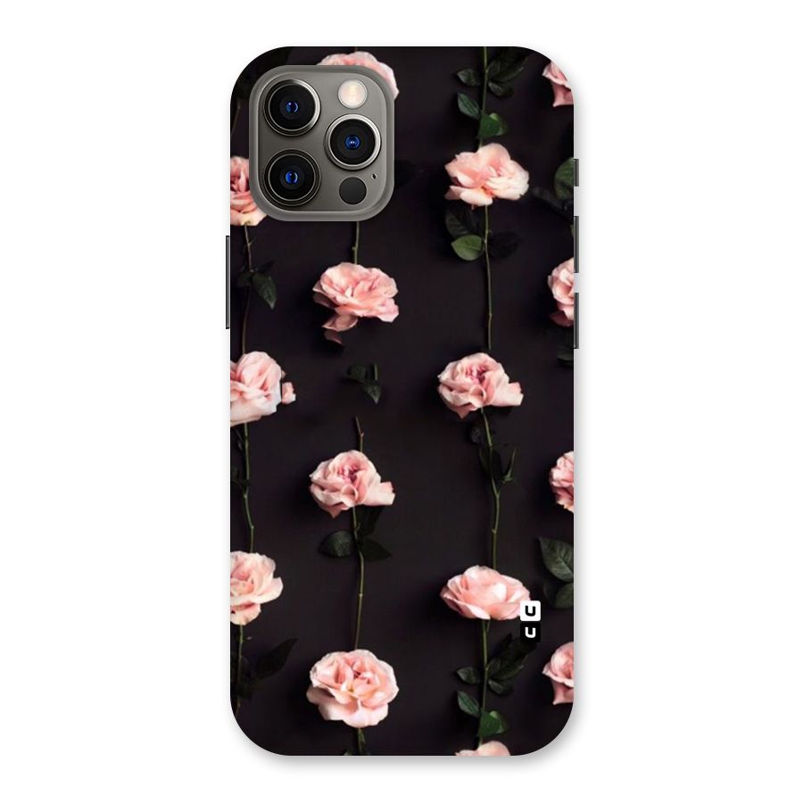Pink Roses Back Case for iPhone 12 Pro