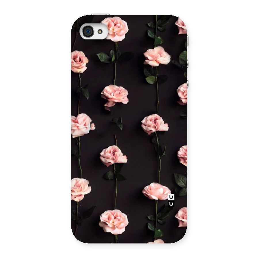 Pink Roses Back Case for iPhone 4 4s