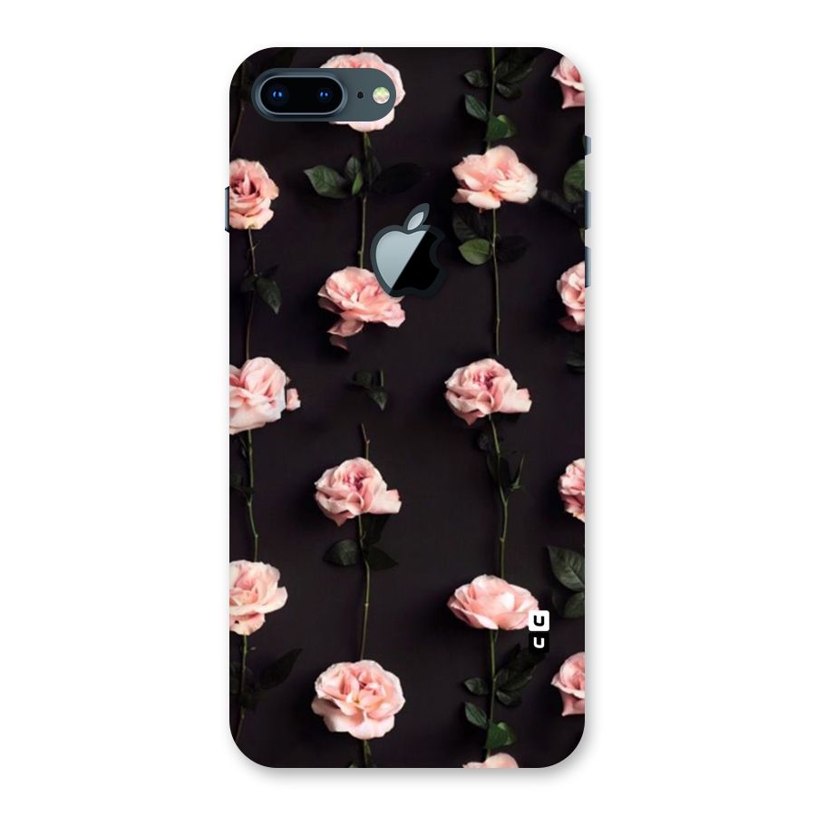 Pink Roses Back Case for iPhone 7 Plus Apple Cut