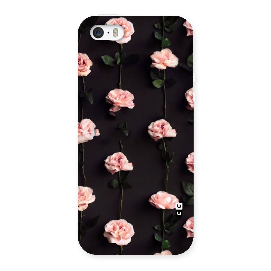 Pink Roses Back Case for iPhone SE