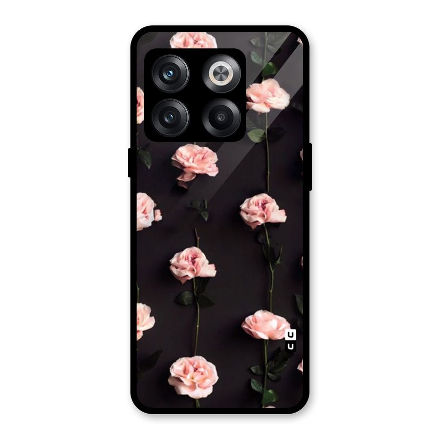 Pink Roses Glass Back Case for OnePlus 10T