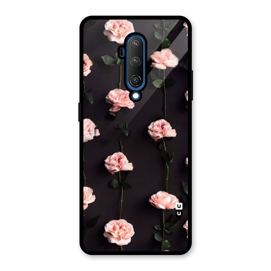 Pink Roses Glass Back Case for OnePlus 7T Pro