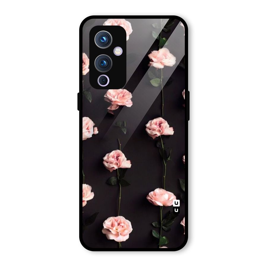 Pink Roses Glass Back Case for OnePlus 9