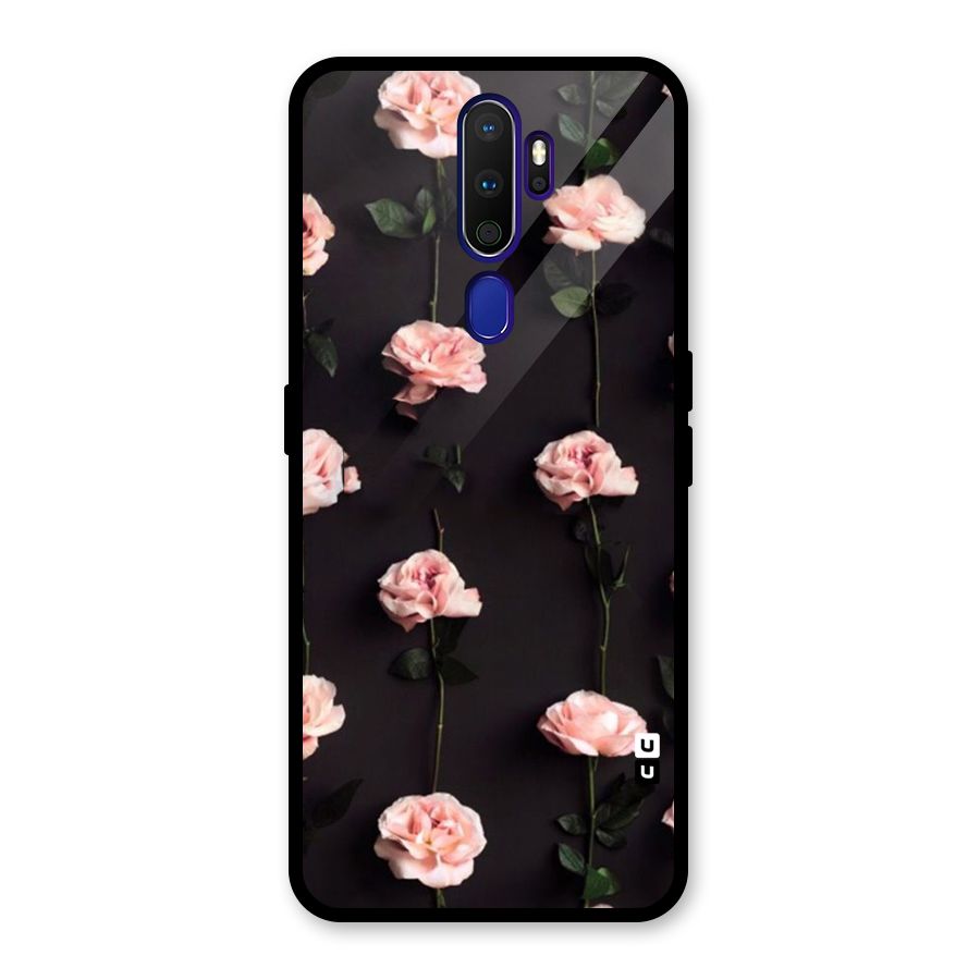 Pink Roses Glass Back Case for Oppo A9 (2020)