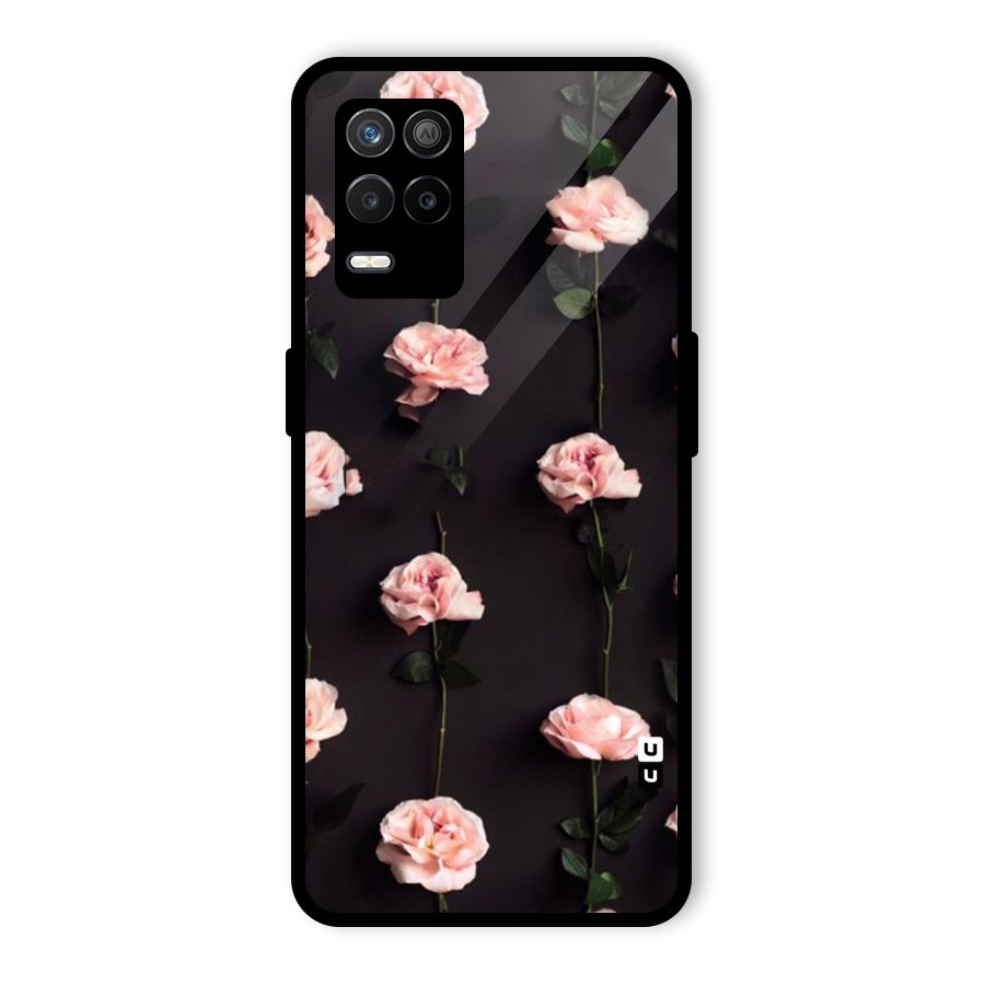 Pink Roses Glass Back Case for Realme 8 5G