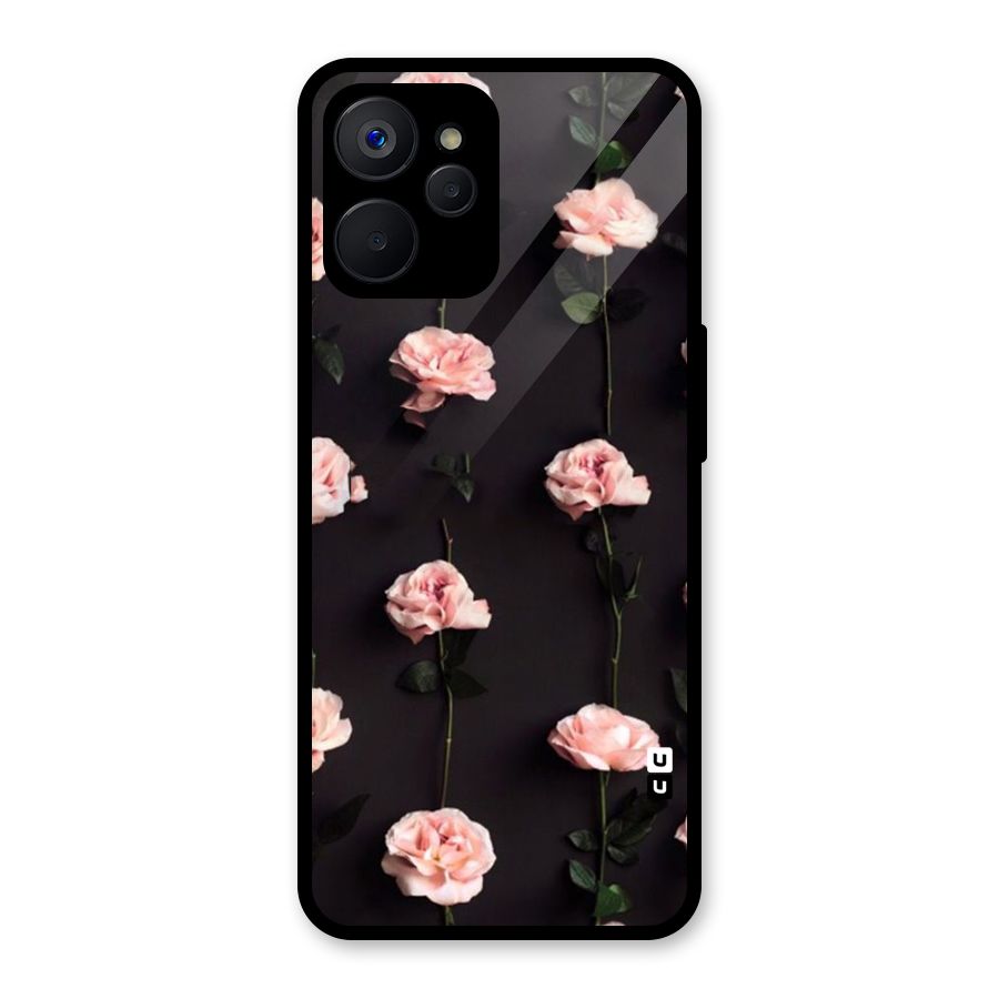 Pink Roses Glass Back Case for Realme 9i 5G