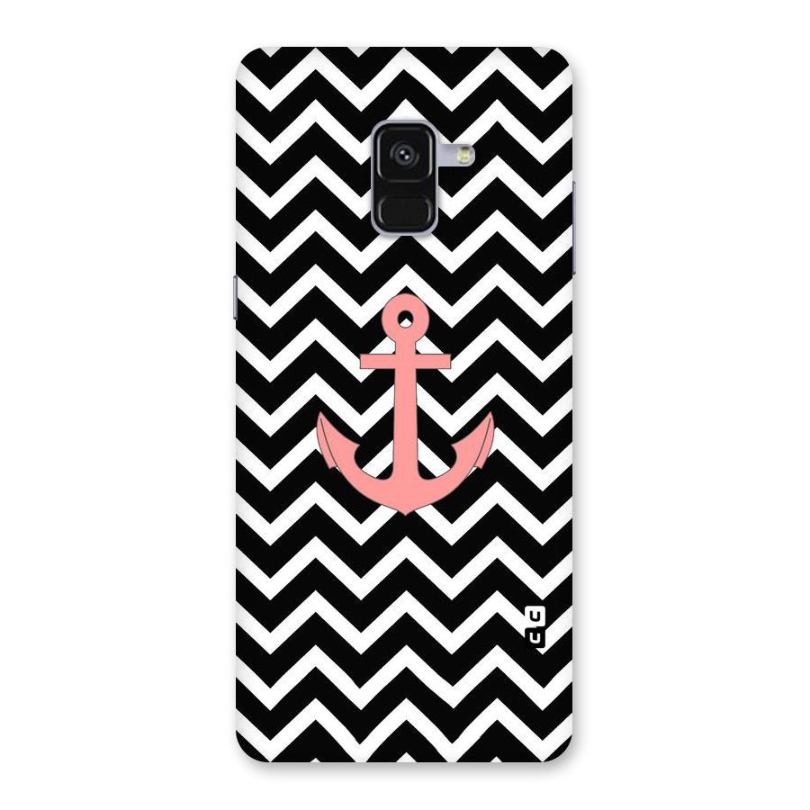 Pink Sailor Back Case for Galaxy A8 Plus