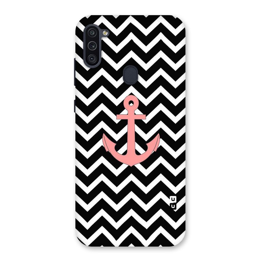 Pink Sailor Back Case for Galaxy M11