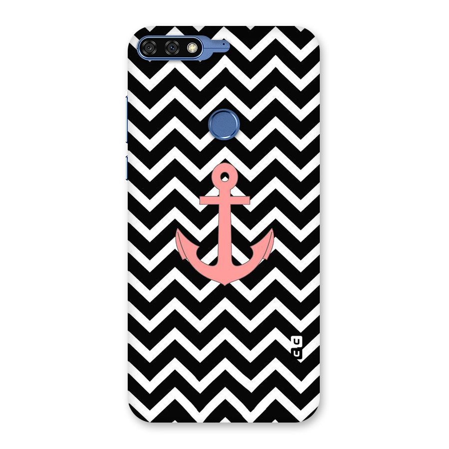 Pink Sailor Back Case for Honor 7C