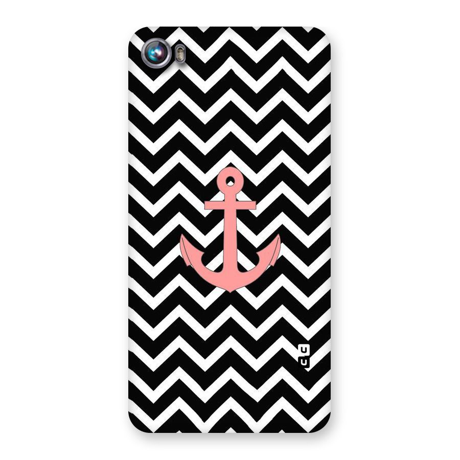 Pink Sailor Back Case for Micromax Canvas Fire 4 A107