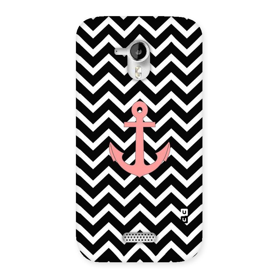 Pink Sailor Back Case for Micromax Canvas HD A116